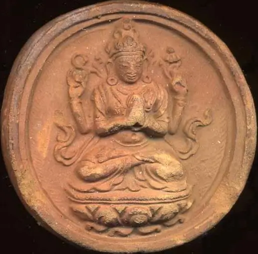 Чатурбхуджа Авалокитешвара - четырёхрукая форма бодхисаттвы сострадания