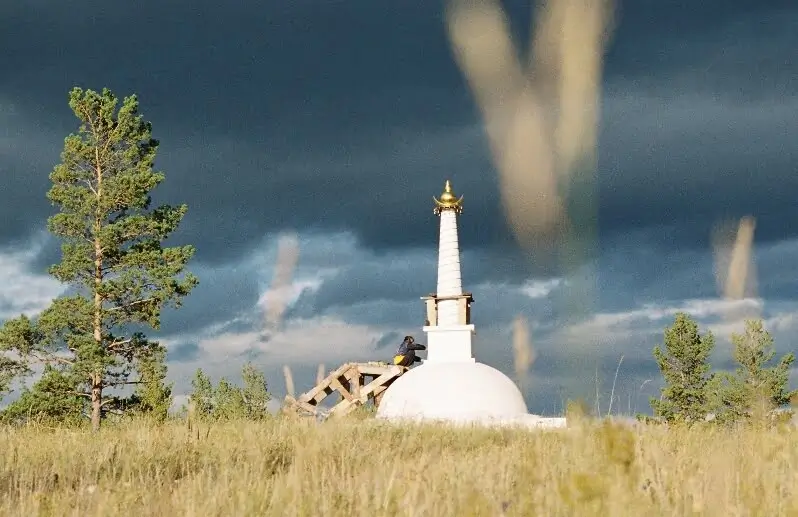 Макарова рисует глаза в темноте неба