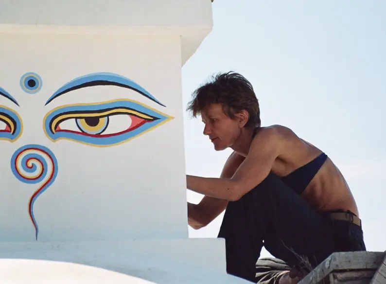 Лена Макарова за работой