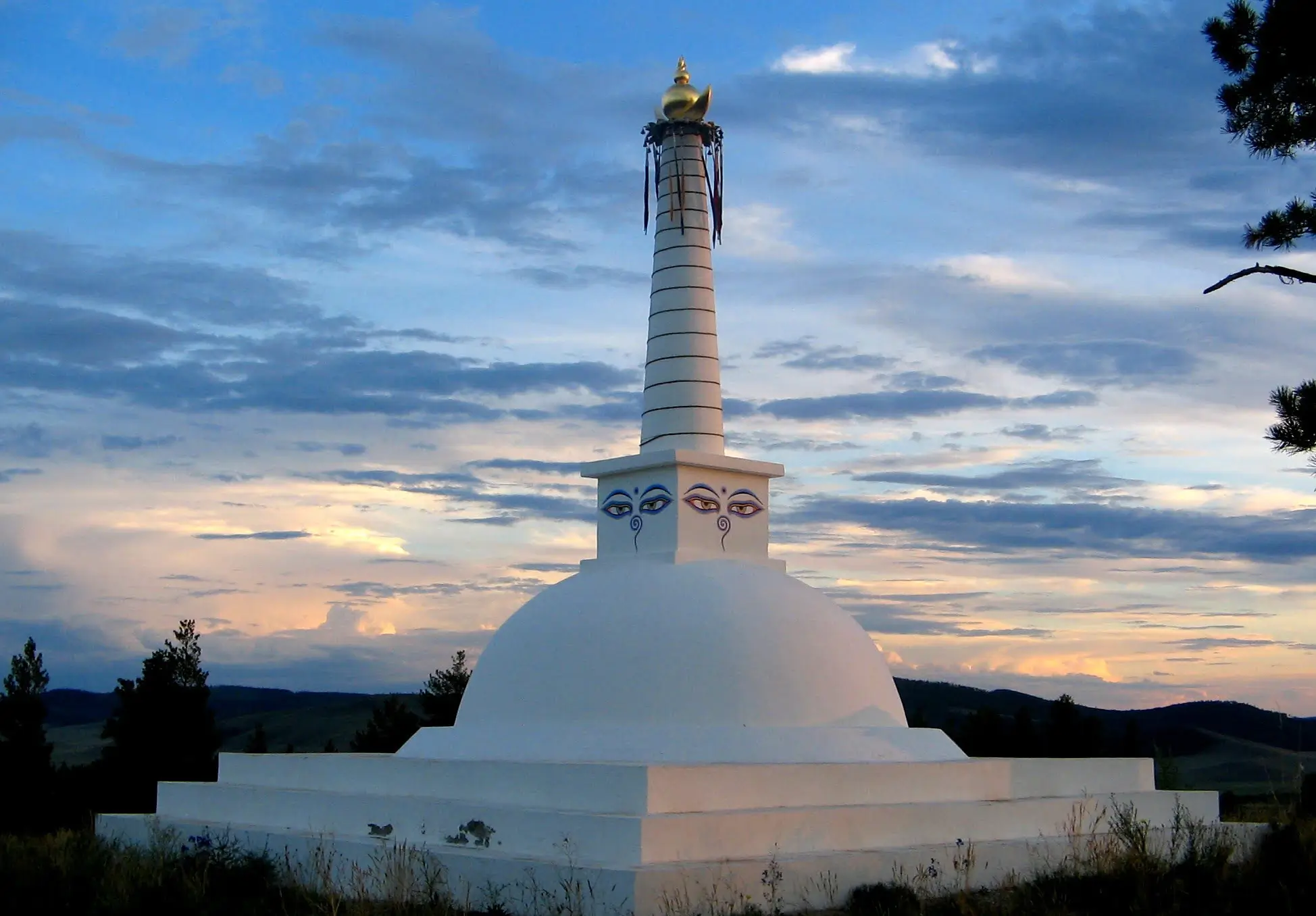 Ступа_закат_рассвет