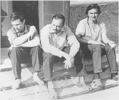 Ю. К. Лавров, В. Н. Пупышев, Л. Мялль. Улан-Удэ, 1972 г., фото В. М. Монтлевича